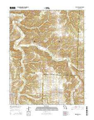 Weaubleau Missouri Current topographic map, 1:24000 scale, 7.5 X 7.5 Minute, Year 2015