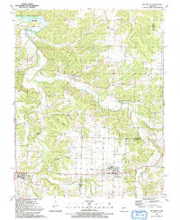 Weaubleau Missouri Historical topographic map, 1:24000 scale, 7.5 X 7.5 Minute, Year 1991