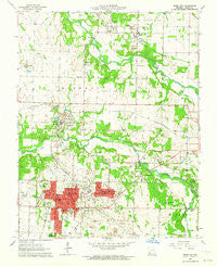 Webb City Missouri Historical topographic map, 1:24000 scale, 7.5 X 7.5 Minute, Year 1963