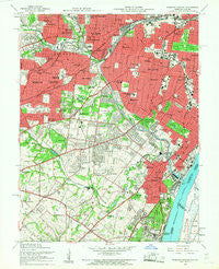 Webster Groves Missouri Historical topographic map, 1:24000 scale, 7.5 X 7.5 Minute, Year 1954
