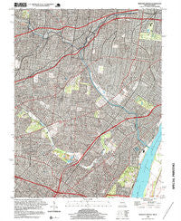 Webster Groves Missouri Historical topographic map, 1:24000 scale, 7.5 X 7.5 Minute, Year 1998