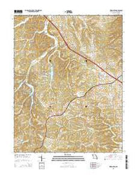 Weingarten Missouri Current topographic map, 1:24000 scale, 7.5 X 7.5 Minute, Year 2015
