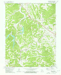 Weingarten Missouri Historical topographic map, 1:24000 scale, 7.5 X 7.5 Minute, Year 1980