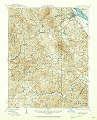 Weingarten Missouri Historical topographic map, 1:62500 scale, 15 X 15 Minute, Year 1907