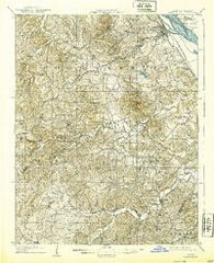 Weingarten Missouri Historical topographic map, 1:62500 scale, 15 X 15 Minute, Year 1909