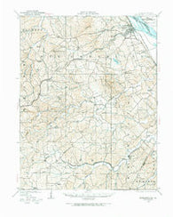 Weingarten Missouri Historical topographic map, 1:62500 scale, 15 X 15 Minute, Year 1907