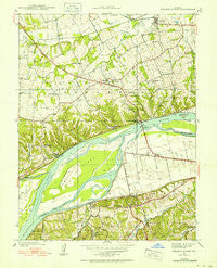 Weldon Spring Missouri Historical topographic map, 1:24000 scale, 7.5 X 7.5 Minute, Year 1937
