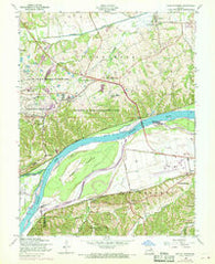 Weldon Spring Missouri Historical topographic map, 1:24000 scale, 7.5 X 7.5 Minute, Year 1954