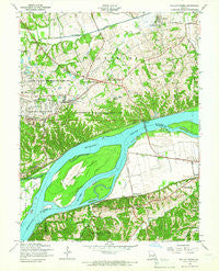 Weldon Spring Missouri Historical topographic map, 1:24000 scale, 7.5 X 7.5 Minute, Year 1954
