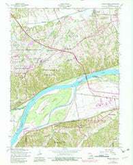 Weldon Spring Missouri Historical topographic map, 1:24000 scale, 7.5 X 7.5 Minute, Year 1954