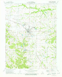 Wellsville Missouri Historical topographic map, 1:24000 scale, 7.5 X 7.5 Minute, Year 1973