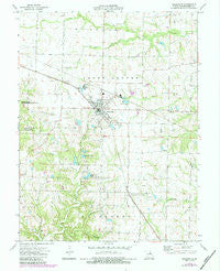 Wellsville Missouri Historical topographic map, 1:24000 scale, 7.5 X 7.5 Minute, Year 1973