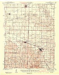Wellsville Missouri Historical topographic map, 1:62500 scale, 15 X 15 Minute, Year 1942