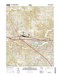 Wentzville Missouri Current topographic map, 1:24000 scale, 7.5 X 7.5 Minute, Year 2015
