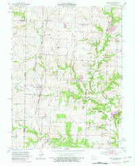 West Line Missouri Historical topographic map, 1:24000 scale, 7.5 X 7.5 Minute, Year 1953