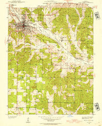 West Plains Missouri Historical topographic map, 1:24000 scale, 7.5 X 7.5 Minute, Year 1938