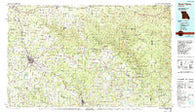 West Plains Missouri Historical topographic map, 1:100000 scale, 30 X 60 Minute, Year 1984