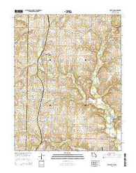 West Line Missouri Current topographic map, 1:24000 scale, 7.5 X 7.5 Minute, Year 2015