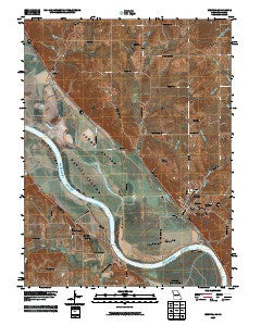Weston Missouri Historical topographic map, 1:24000 scale, 7.5 X 7.5 Minute, Year 2009