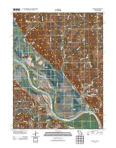 Weston Missouri Historical topographic map, 1:24000 scale, 7.5 X 7.5 Minute, Year 2012