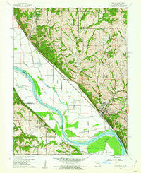 Weston Missouri Historical topographic map, 1:24000 scale, 7.5 X 7.5 Minute, Year 1961