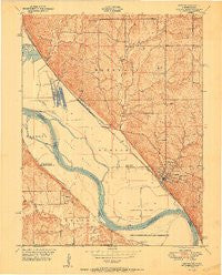 Weston Missouri Historical topographic map, 1:24000 scale, 7.5 X 7.5 Minute, Year 1951