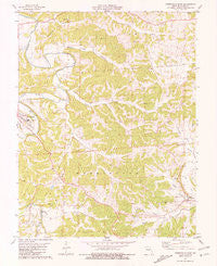 Westphalia East Missouri Historical topographic map, 1:24000 scale, 7.5 X 7.5 Minute, Year 1981