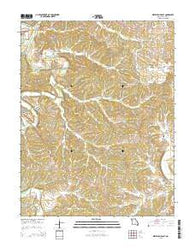 Westphalia East Missouri Current topographic map, 1:24000 scale, 7.5 X 7.5 Minute, Year 2015