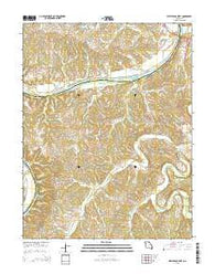 Westphalia West Missouri Current topographic map, 1:24000 scale, 7.5 X 7.5 Minute, Year 2015