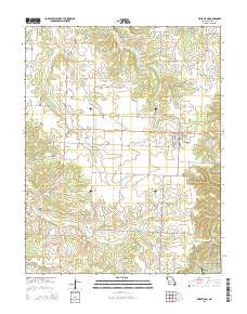 Wheatland Missouri Current topographic map, 1:24000 scale, 7.5 X 7.5 Minute, Year 2015
