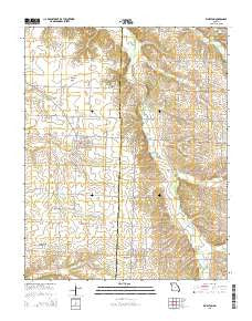 Wheaton Missouri Current topographic map, 1:24000 scale, 7.5 X 7.5 Minute, Year 2015