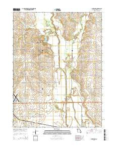 Wheeling Missouri Current topographic map, 1:24000 scale, 7.5 X 7.5 Minute, Year 2015