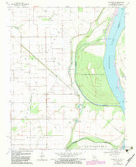 Wickliffe SW Missouri Historical topographic map, 1:24000 scale, 7.5 X 7.5 Minute, Year 1969