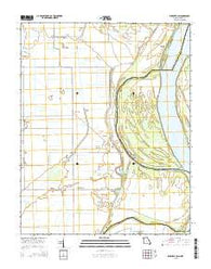 Wickliffe SW Missouri Current topographic map, 1:24000 scale, 7.5 X 7.5 Minute, Year 2015