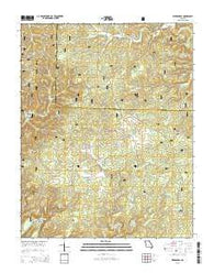 Wilderness Missouri Current topographic map, 1:24000 scale, 7.5 X 7.5 Minute, Year 2015