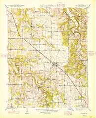 Willard Missouri Historical topographic map, 1:24000 scale, 7.5 X 7.5 Minute, Year 1948