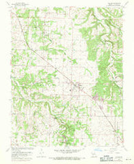 Willard Missouri Historical topographic map, 1:24000 scale, 7.5 X 7.5 Minute, Year 1961