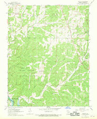 Willhoit Missouri Historical topographic map, 1:24000 scale, 7.5 X 7.5 Minute, Year 1968