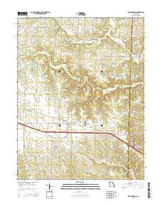 Williamsburg Missouri Current topographic map, 1:24000 scale, 7.5 X 7.5 Minute, Year 2015