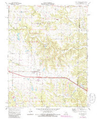 Williamsburg Missouri Historical topographic map, 1:24000 scale, 7.5 X 7.5 Minute, Year 1973