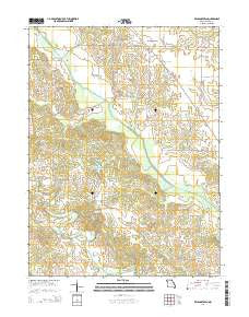 Williamstown Missouri Current topographic map, 1:24000 scale, 7.5 X 7.5 Minute, Year 2014