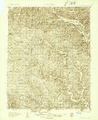 Williamsville Missouri Historical topographic map, 1:48000 scale, 15 X 15 Minute, Year 1934