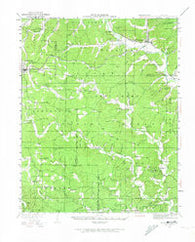 Williamsville Missouri Historical topographic map, 1:62500 scale, 15 X 15 Minute, Year 1934