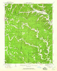 Williamsville Missouri Historical topographic map, 1:62500 scale, 15 X 15 Minute, Year 1934