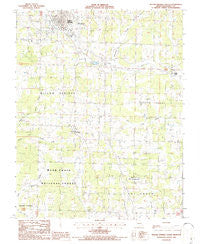 Willow Springs South Missouri Historical topographic map, 1:24000 scale, 7.5 X 7.5 Minute, Year 1986