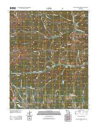 Willow Springs North Missouri Historical topographic map, 1:24000 scale, 7.5 X 7.5 Minute, Year 2012