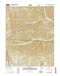 Willow Springs North Missouri Current topographic map, 1:24000 scale, 7.5 X 7.5 Minute, Year 2015