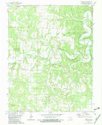 Windyville Missouri Historical topographic map, 1:24000 scale, 7.5 X 7.5 Minute, Year 1982