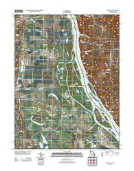 Winfield Missouri Historical topographic map, 1:24000 scale, 7.5 X 7.5 Minute, Year 2012