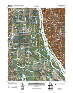 Winfield Missouri Historical topographic map, 1:24000 scale, 7.5 X 7.5 Minute, Year 2012